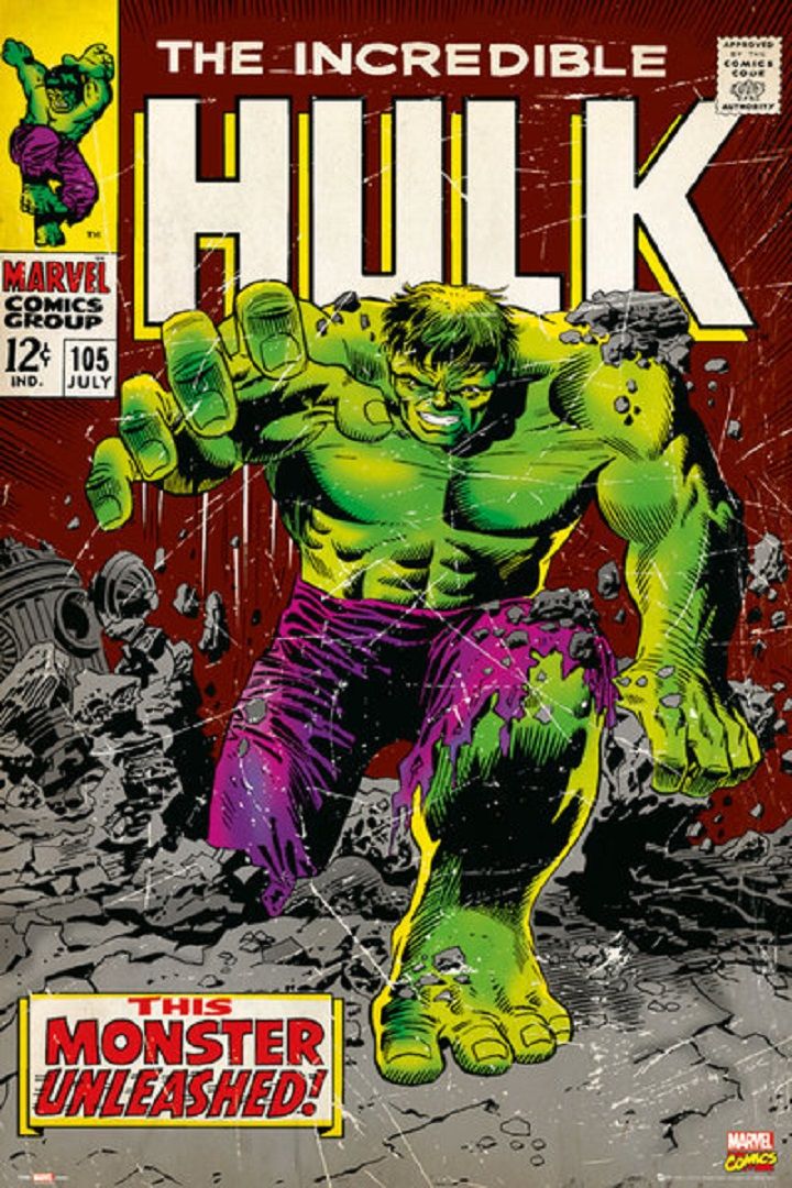Hulk - Comic Cover Distressed Poster