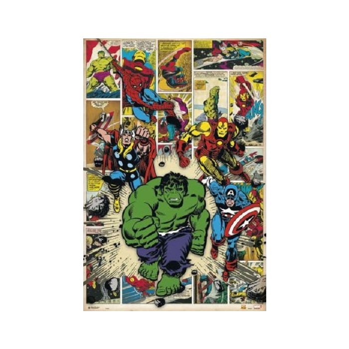 Marvel Here Come the Heroes Poster
