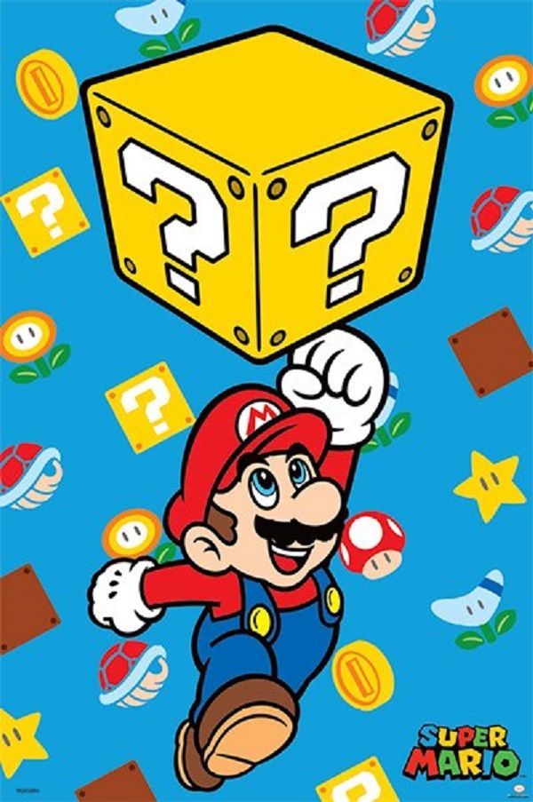 Mario - Block Poster