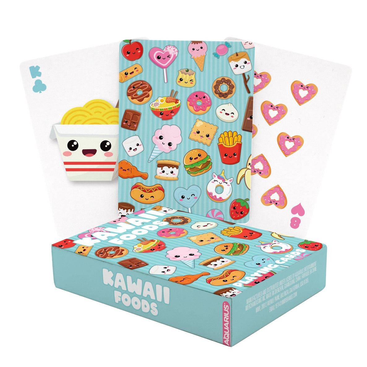 Kawaii Foods Playing Cards