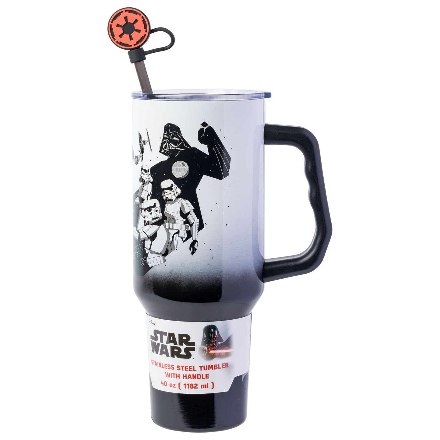Star Wars Dark Side Vader Ombre 40oz SS Tumbler w/Straw Cap