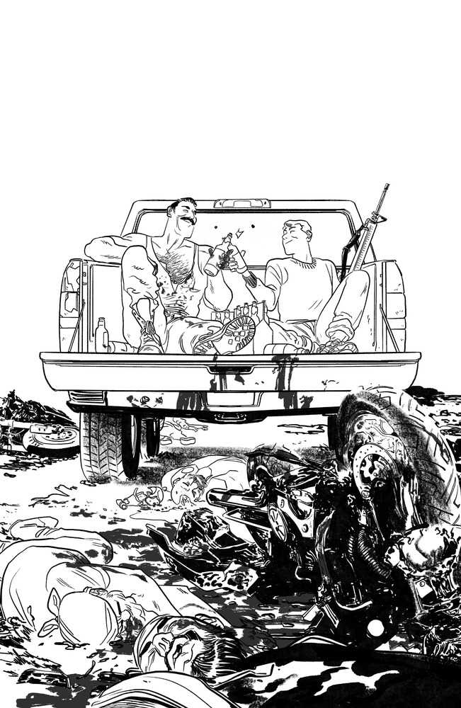 Skybound X #3 Cover F 10 Copy Variant Edition Black & White Henderson (Mature) (NM)