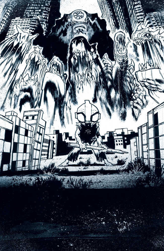 Ultramega By James Harren #3 Cover D 1:10 Variant Edition Black & White Virgin (NM)
