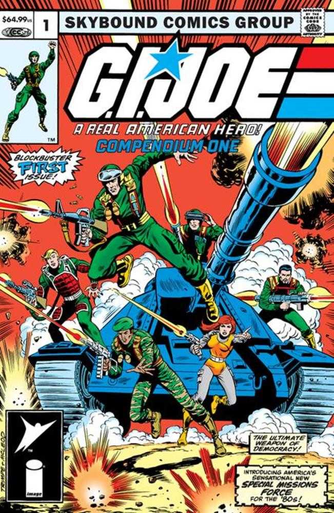 G.I. Joe A Real American Hero Compendium TPB Book 01 Direct Market Exclusive Herb Trimpe & Bob McLeod Cover (NM)