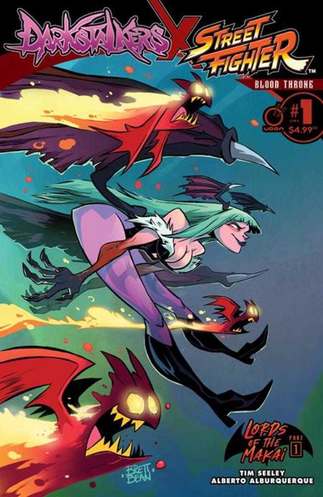 Darkstalkers X Street Fighter Blood Throne #1 (One Shot) Cover B Brett Bean Variant (NM)