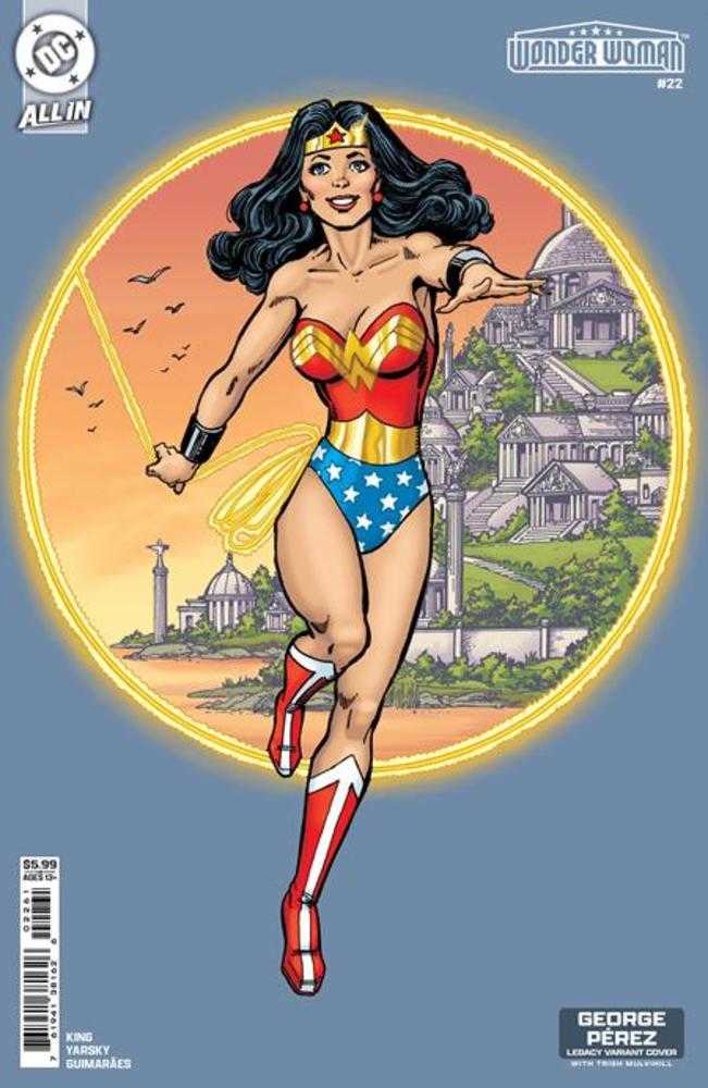Wonder Woman #22 Cover E George Perez Legacy Card Stock Variant (NM)