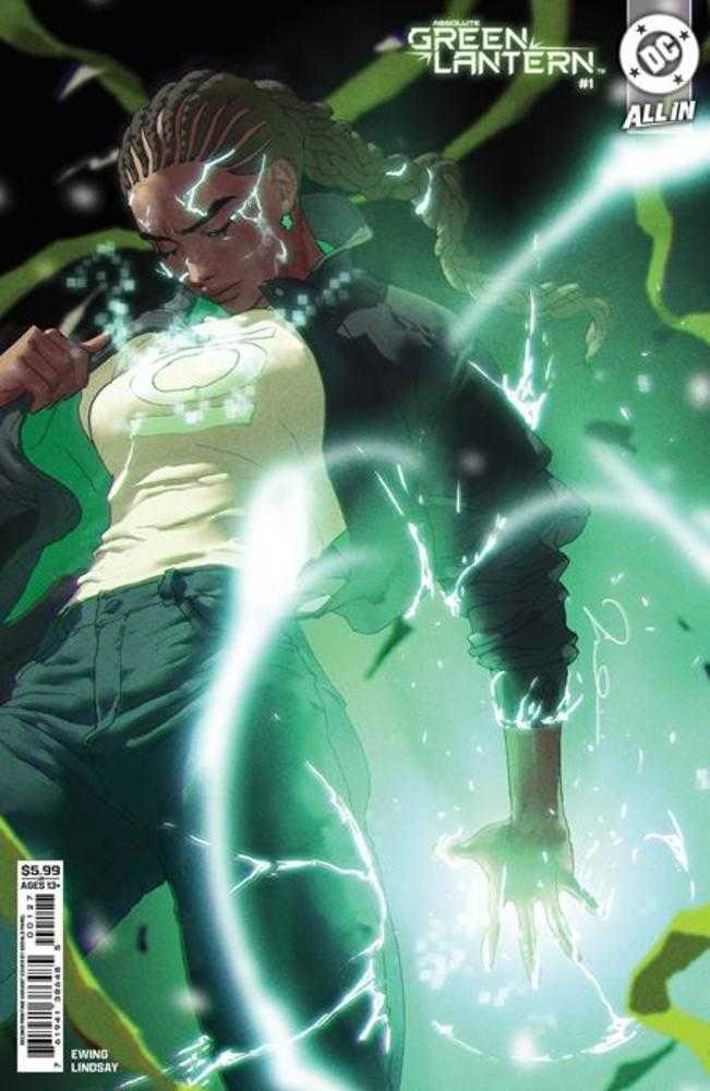 Absolute Green Lantern #1 2nd Print Cover B Gerald Parel Card Stock Variant (NM)