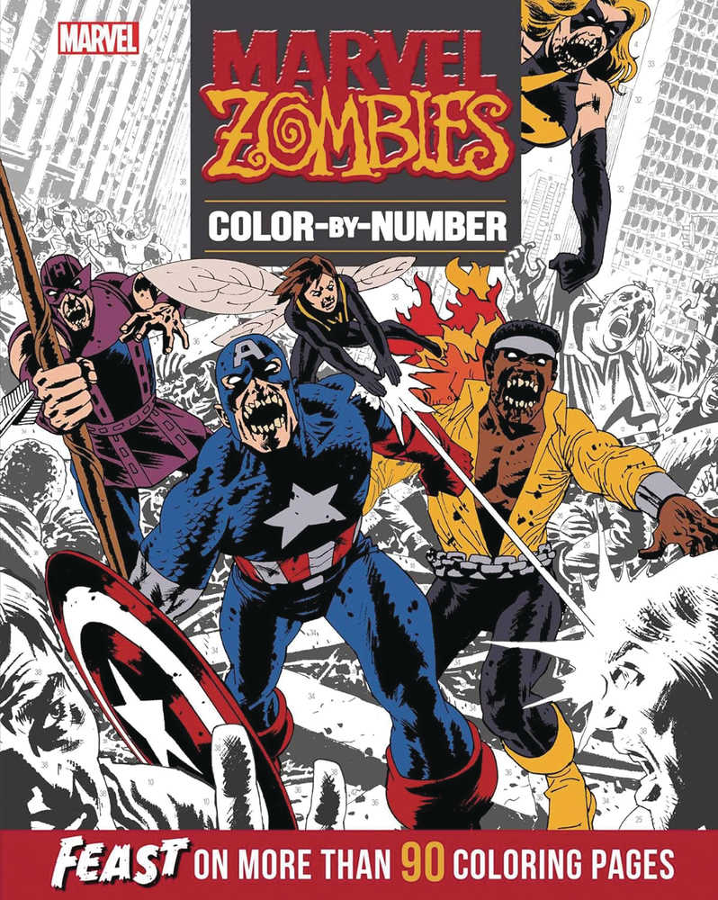 Marvel Zombies Color By Number Softcover (NM)