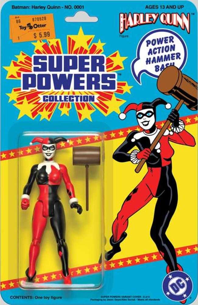 Batman Harley Quinn #1 Facsimile Edition Cover B Jason Geyer & Alex Saviuk Super Powers Card Stock Variant (NM)