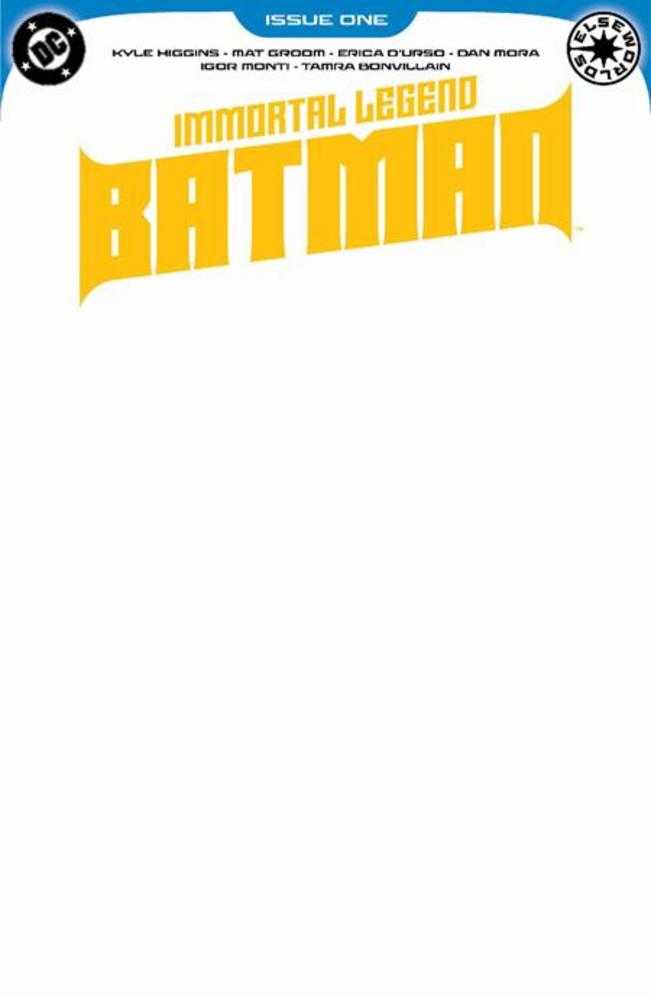 Immortal Legend Batman #1 (Of 6) Cover D Blank Variant (NM)