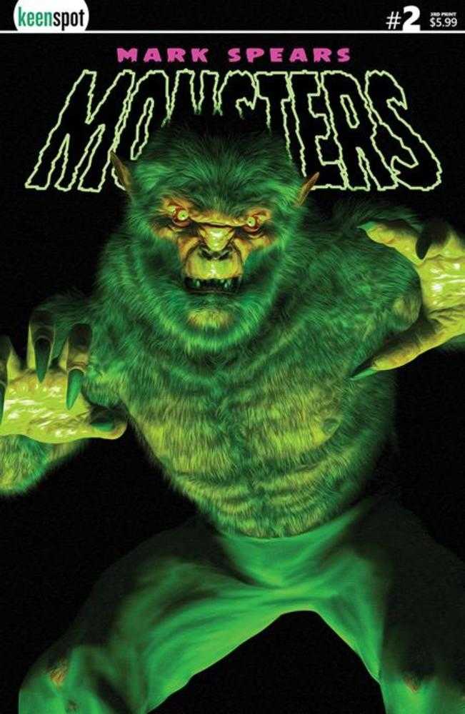 Mark Spears Monsters #2 3rd Print Cover A Mark Spears The Werewolf (NM)