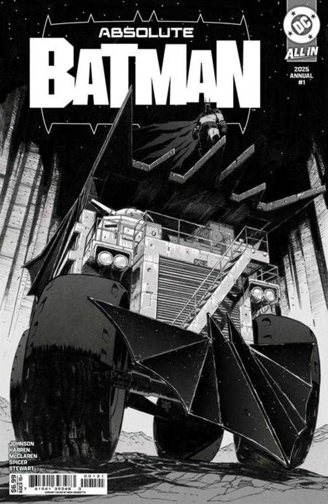 Absolute Batman 2025 Annual #1 (One Shot) Cover B Nick Dragotta Card Stock Variant (NM)
