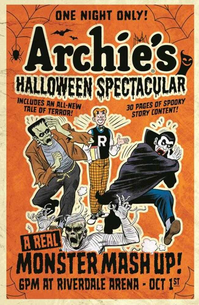 Archies Halloween Spectacular #1 (One Shot) Cover B Bob White Retro Art Variant (NM)