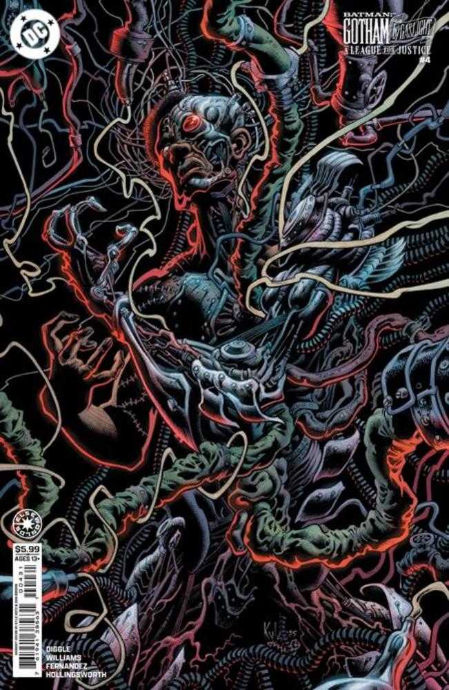 Batman Gotham By Gaslight A League For Justice #4 (Of 6) Cover B Kyle Hotz Card Stock Variant (NM)
