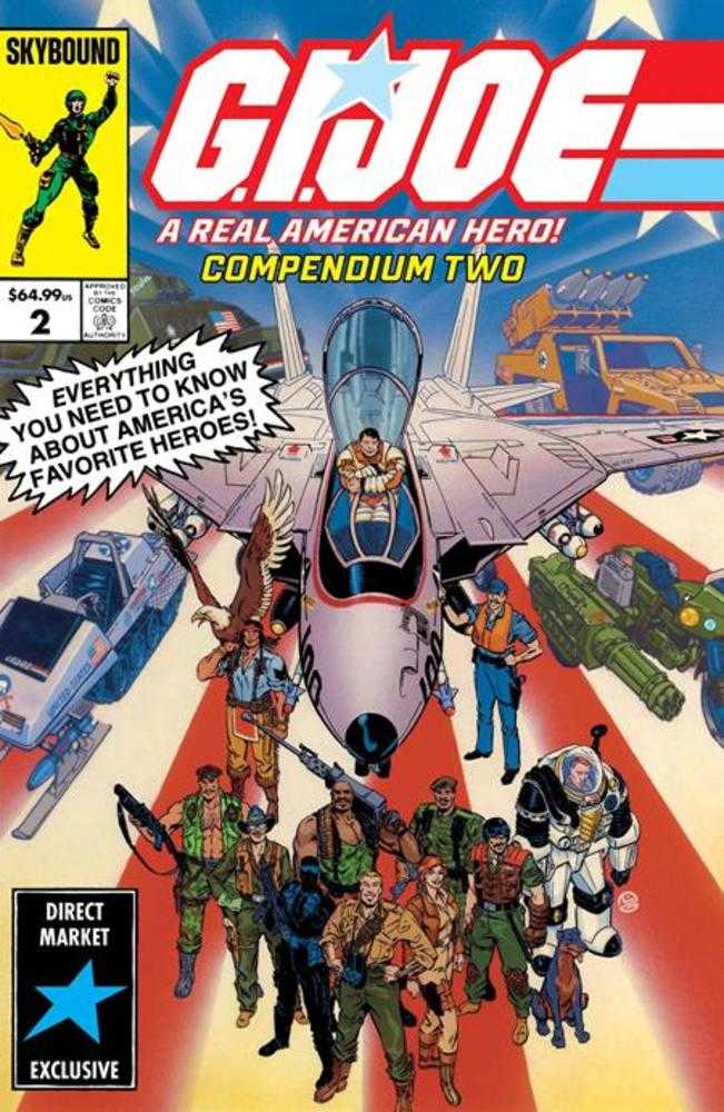 G.I. Joe A Real American Hero Compendium TPB Book 02 Direct Market Exclusive Michael Golden Cover (NM)