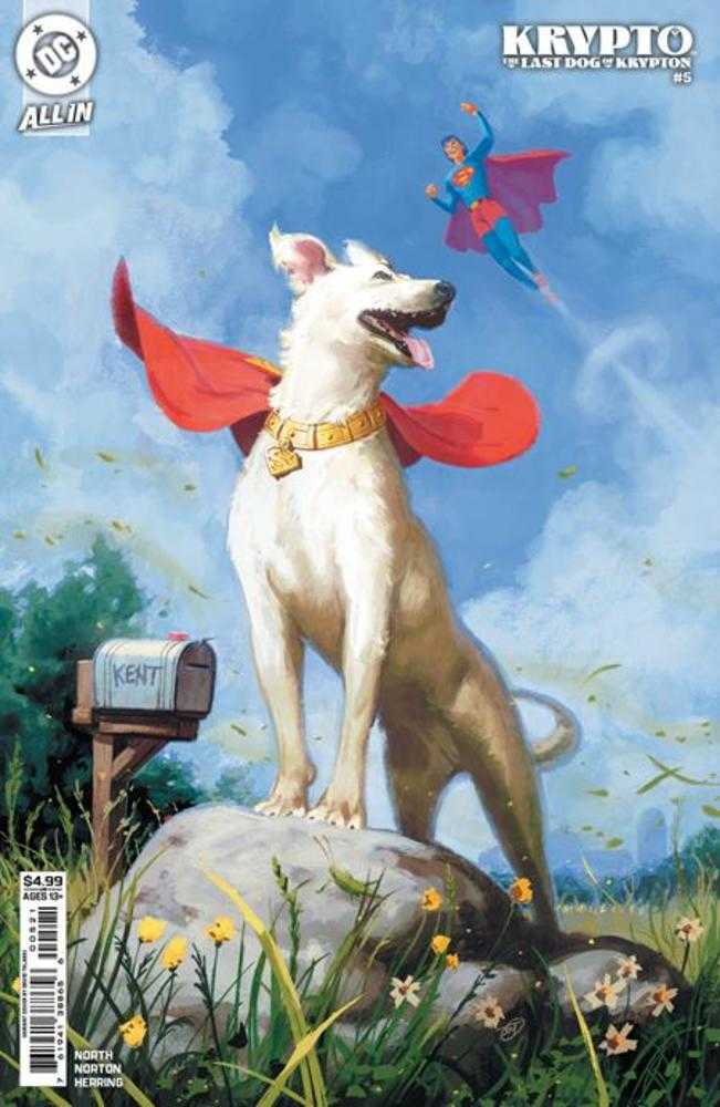 Krypto The Last Dog Of Krypton #5 (Of 5) Cover B David Talaski Card Stock Variant (NM)