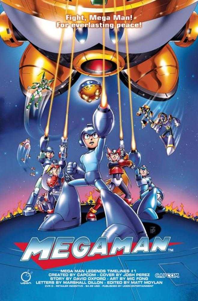 Mega Man Legends Timelines #1 (One Shot) Cover D Inc 1:5 Josh Perez Variant (NM)