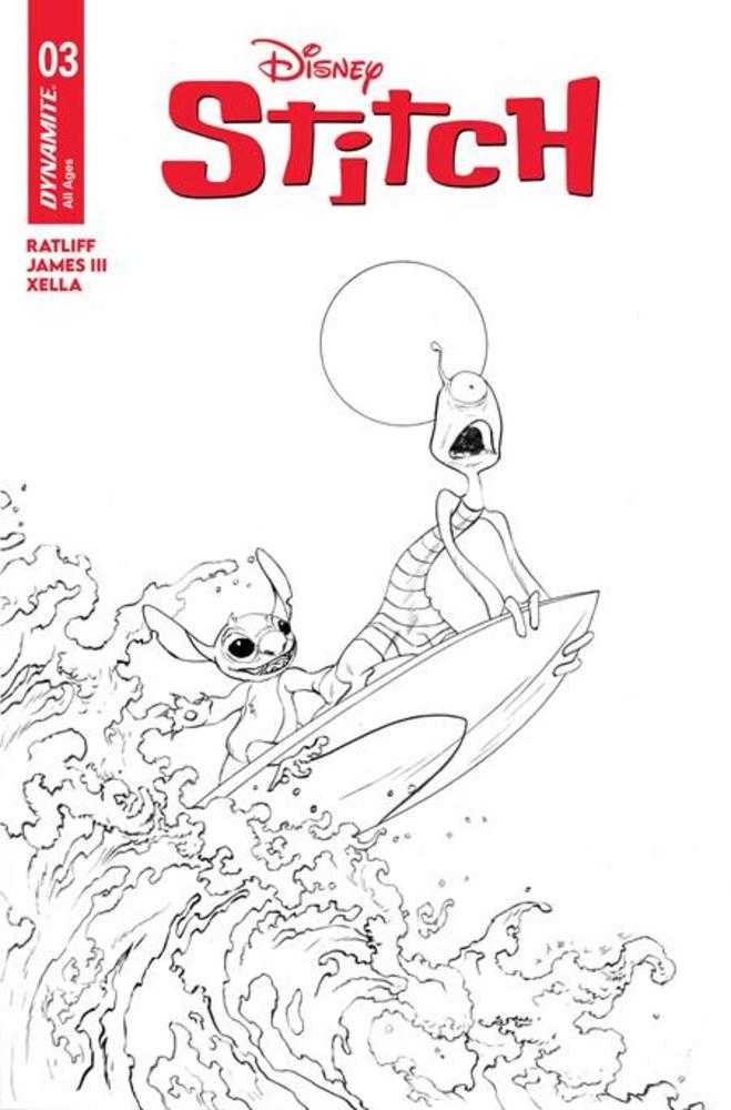 Stitch #3 Cover E 1:10 Jae Lee Line Art Variant (NM)