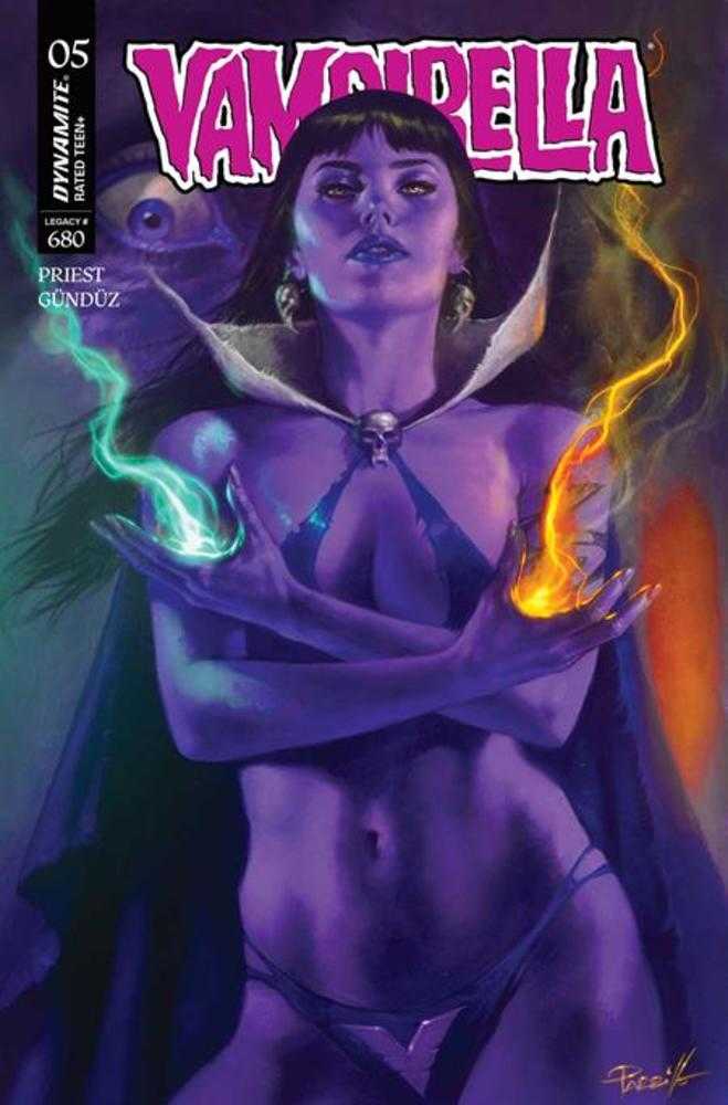 Vampirella (2025) #5 Cover O Lucio Parrillo Ultraviolet Foc Bonus Variant (NM)
