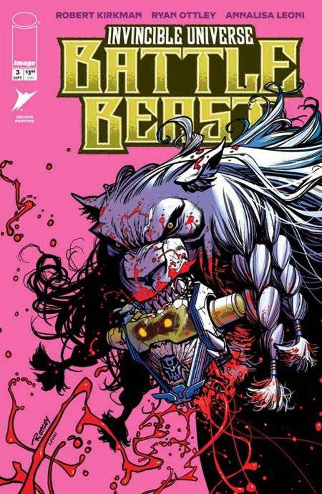 Invincible Universe Battle Beast #3 2nd Print Cover B Variant (NM)