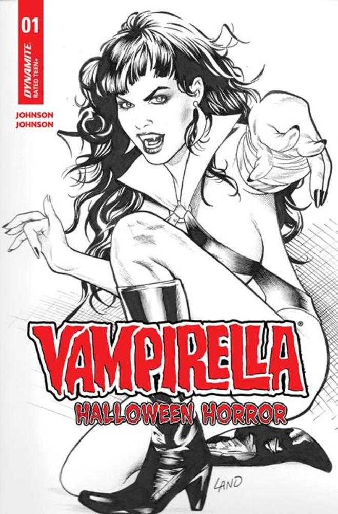 Vampirella Halloween Horror #1 Cover Q Inc 1:7 Greg Land Line Art Foc Bonus Variant (NM)