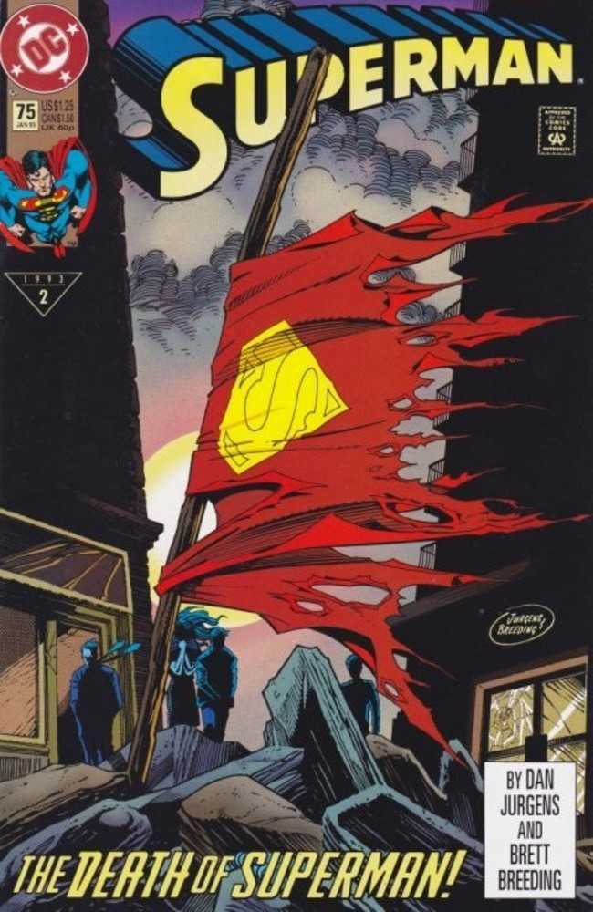 Superman #75 Facsimile Edition Cover B Dan Jurgens Foil Variant (NM)