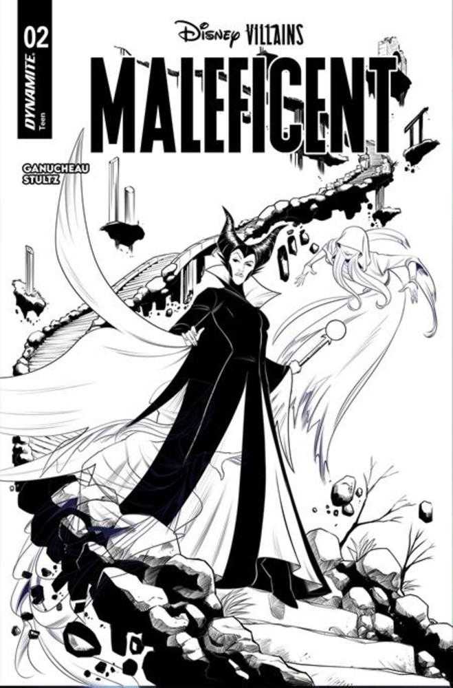 Disney Villains Maleficent #2 Cover I Inc 1:5 Robert Quinn Line Art Foc Bonus Variant (NM)