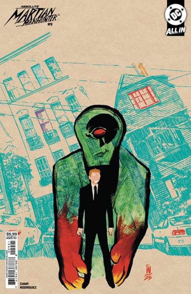 Absolute Martian Manhunter #9 Cover B Werther Dell Edera Card Stock Variant (NM)