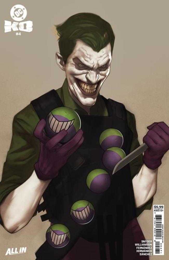 DC K.O. #4 (Of 5) Cover H Ben Oliver Face Off Card Stock Variant (NM)