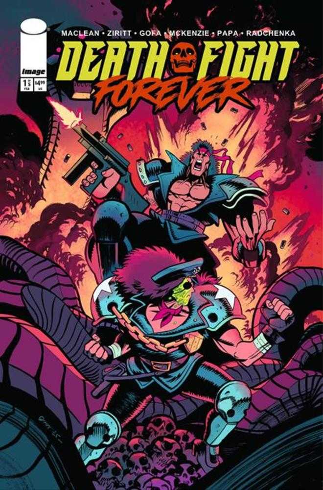 Death Fight Forever #1 (Of 5) Cover C 1:25 Dylan Burnett Variant (Mature) (NM)