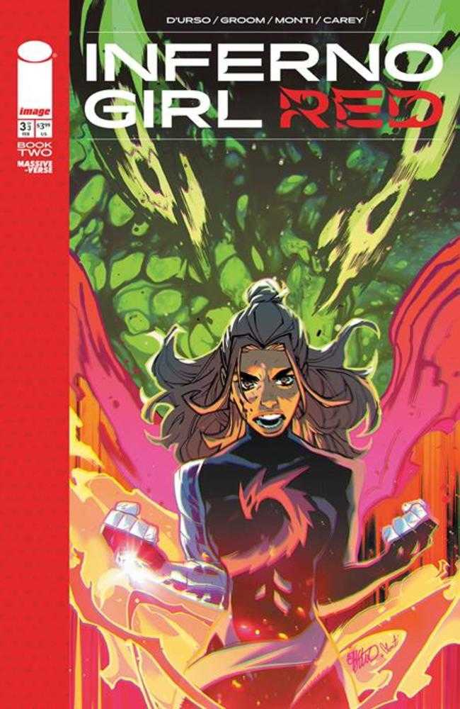 Inferno Girl Red Book Two #3 (Of 3) Cover A Erica Durso (NM)