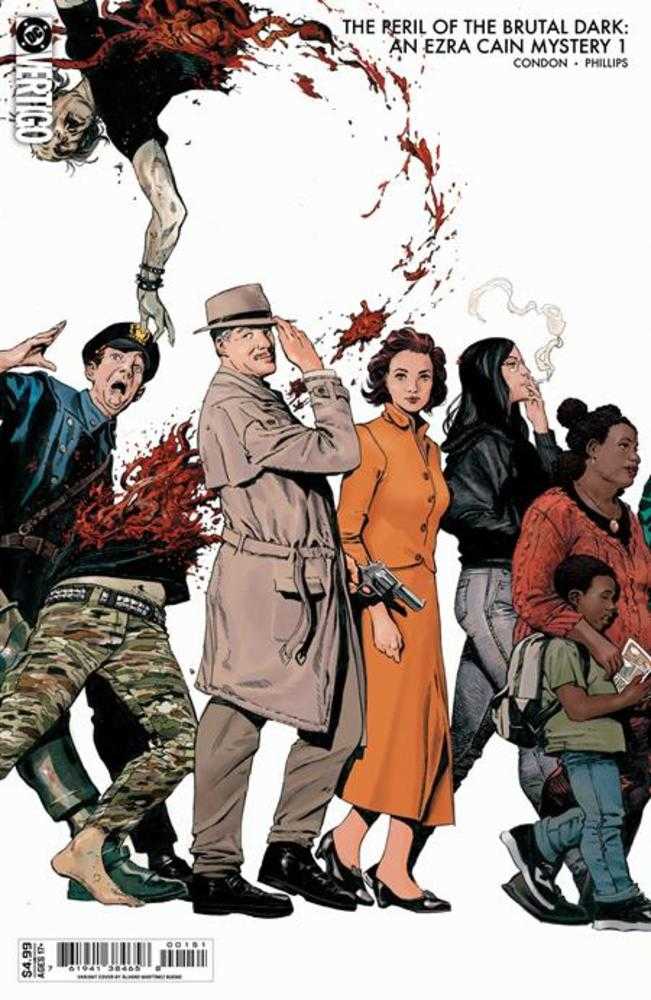 The Peril Of The Brutal Dark An Ezra Cain Mystery #1 (Of 6) Cover E Alvaro Martinez Bueno Connecting Card Stock Variant (Mature) (NM)