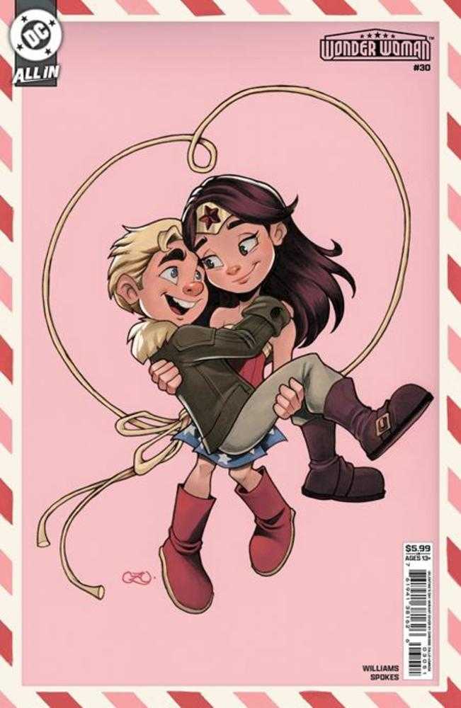 Wonder Woman #30 Cover E Chrissie Zullo Valentines Day Card Stock Variant (NM)