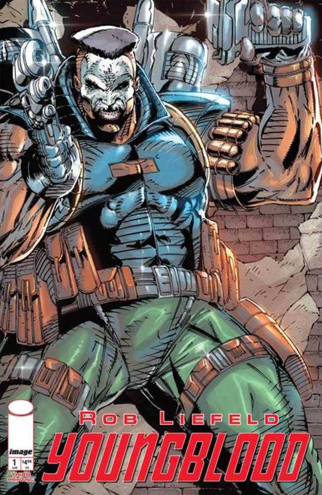 Youngblood #1 (2025) 3rd Print Cover B Rob Liefeld Variant (NM)