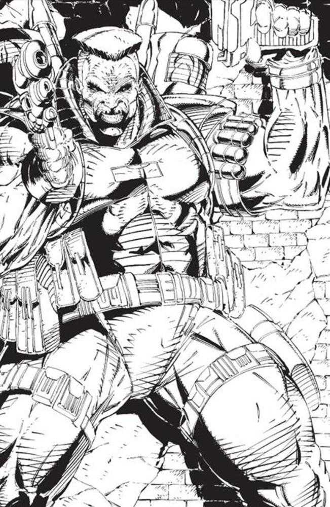 Youngblood #1 (2025) 3rd Print Cover C 1:10 Rob Liefeld B/W Full Art Variant (NM)