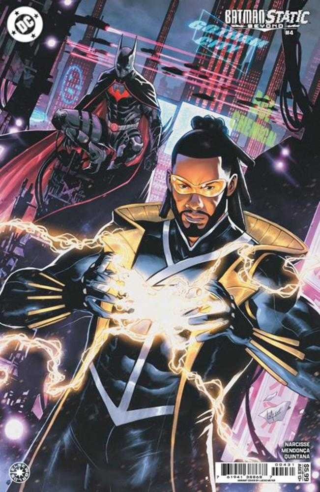 Batman Static Beyond #4 (Of 6) Cover C Lucas Meyer Card Stock Variant (NM)