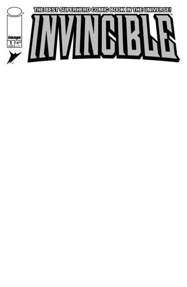 Invincible Foil Edition #1 Reprint Cover D Blank Sketch Variant (NM)