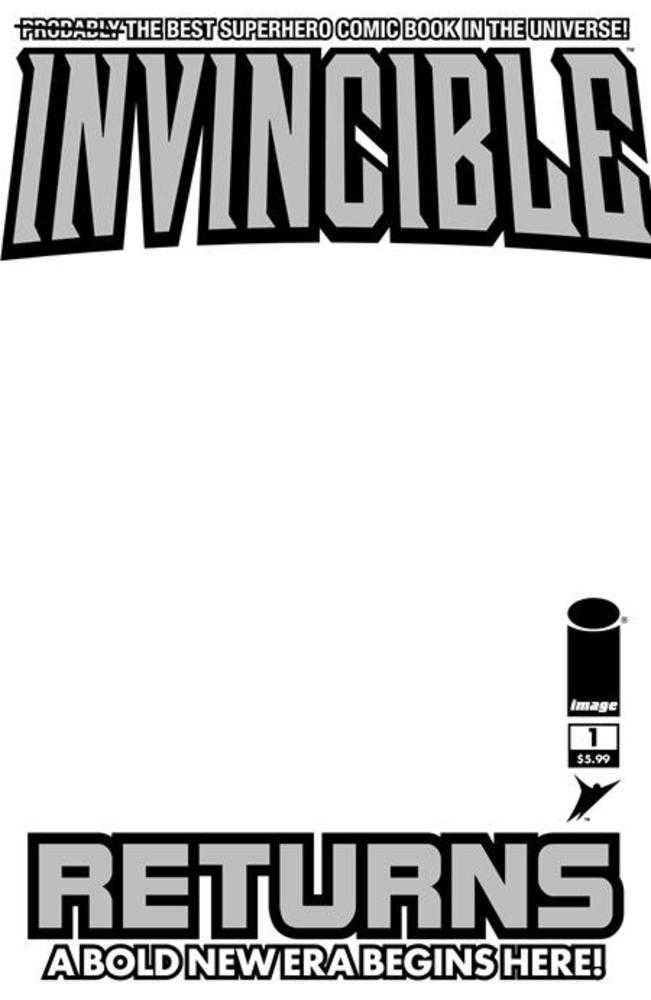 Invincible Returns Facsimile Edition #1 Cover D Blank Sketch Variant (NM)