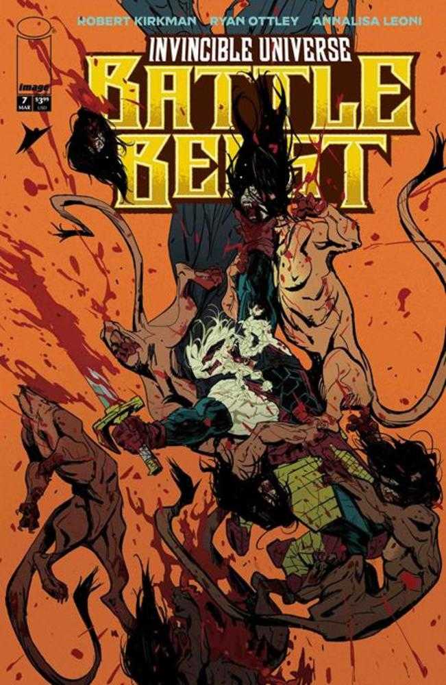 Invincible Universe Battle Beast #7 Cover D 1:25 Rossi Gifford Variant (NM)
