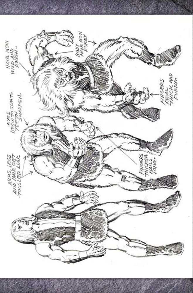 Thundarr The Barbarian #1 Cover U Inc 1:7 Jack Kirby Model Sheet Virgin Foc Bonus Variant (NM)