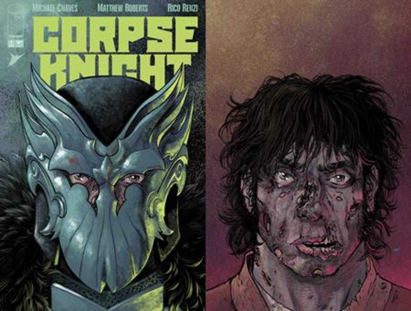 Corpse Knight #1 (Of 6) Cover G Matthew Roberts Die Cut Helmet Variant (Mature) (NM)