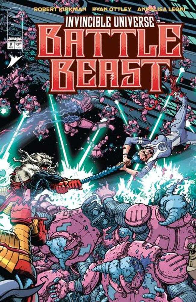 Invincible Universe Battle Beast #8 Cover C 1:10 Chris Burnham & Brian Reber Variant (NM)