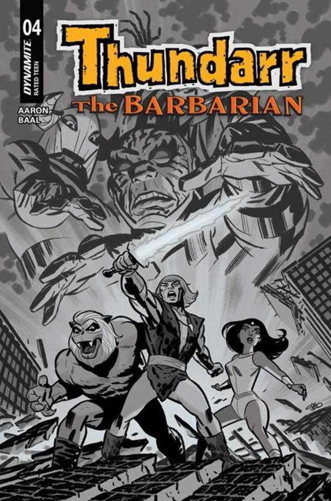 Thundarr The Barbarian #4 Cover F 1:10 Michael Cho Line Art Variant (NM)