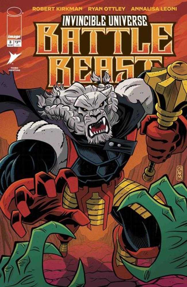 Invincible Universe Battle Beast #3 3rd Printing (NM)