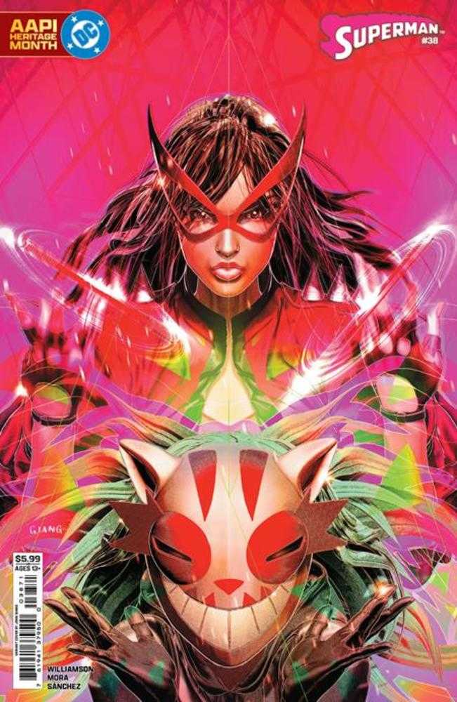 Superman #38 Cover G John Giang Aapi Heritage Month Card Stock Variant (The Reign Of The Superboys) (NM)
