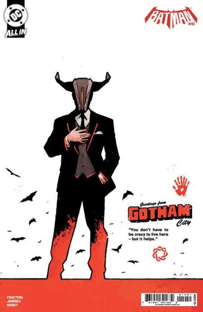 Batman #10 Cover F 1:25 David Aja Card Stock Variant (NM)
