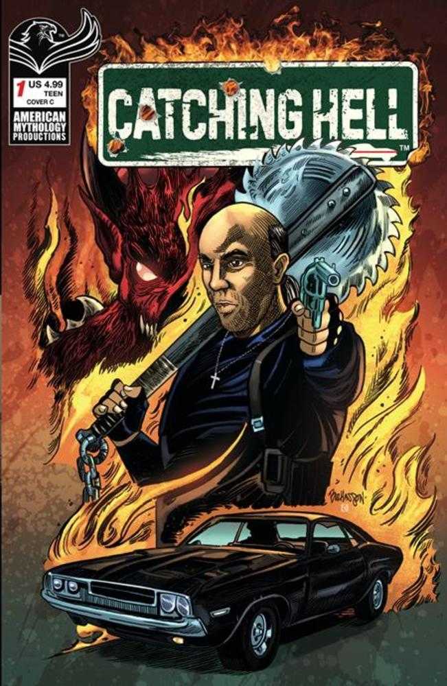 Catching Hell Feat Reggie Bannister #1 Cover C Buz Hasson Variant (NM)