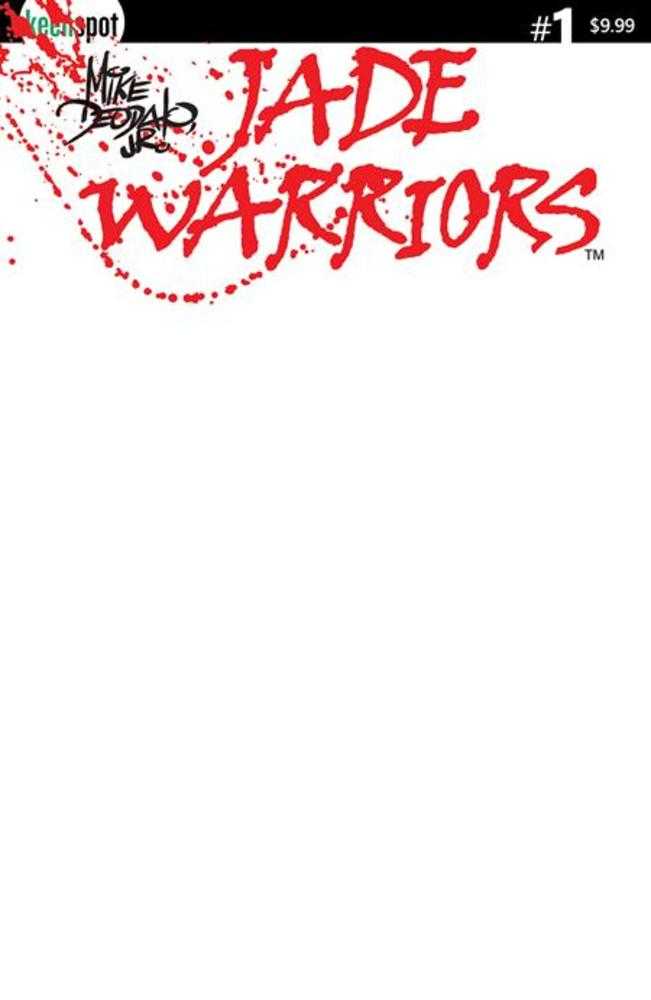 Jade Warriors #1 Cover C Blank Sketch Variant (NM)