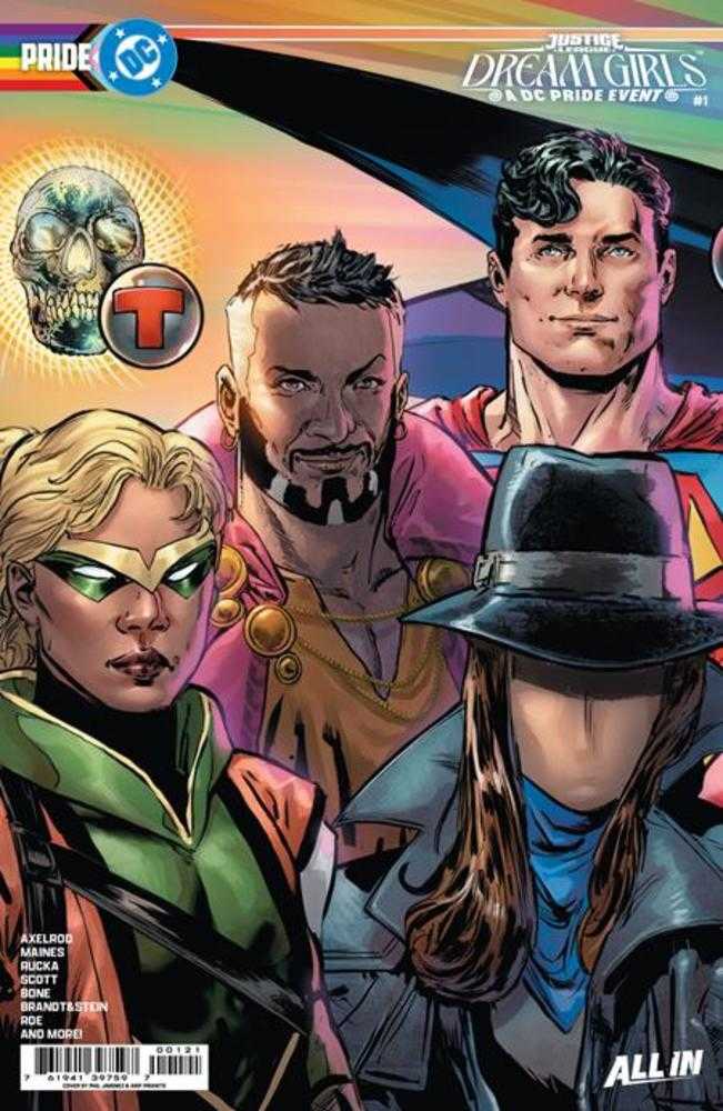 Justice League Dream Girls A DC Pride Event #1 (Of 4) Cover B Phil Jimenez Connecting Card Stock Variant (NM)