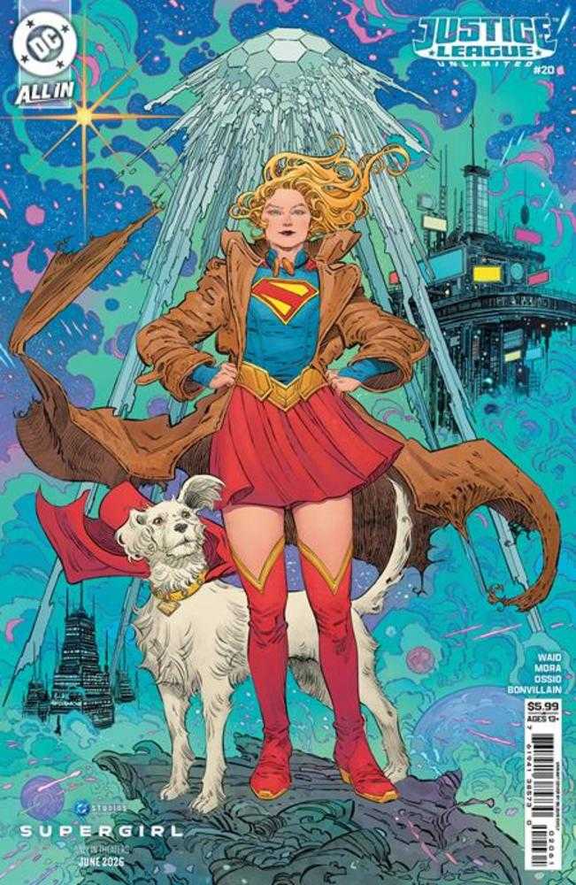 Justice League Unlimited #20 Cover F Bilquis Evely Supergirl Movie Card Stock Variant (NM)